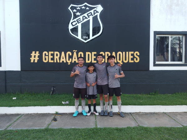 Adolescentes santanenses participam de peneira esportiva no Ceará Sporting Club com apoio da Secult de Santana do Acaraú