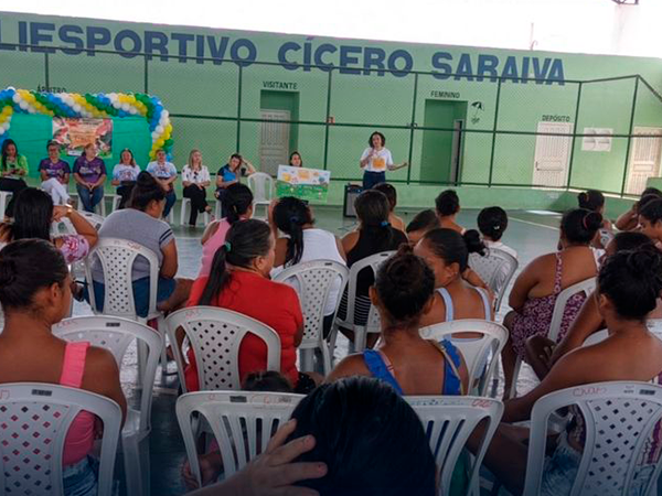 Novos beneficarios santanenses do Cartão Mais Infância Ceará são acolhidos pela SETAS de Santana do Acaraú
