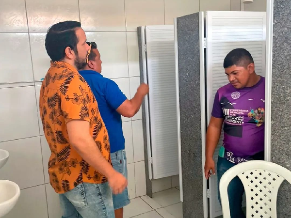 Secult de Santana do Acaraú realiza visita técnica ao Ginásio Poliesportivo Cícero Saraiva