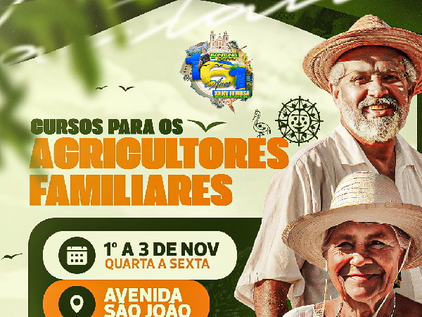 Prefeitura de Santana do Acaraú promove 7 cursos para agricultores familiares na XXXV FEMUSA